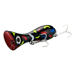 Enhanced Popper Fishing Lure - 95mm, 31g - Versatile Topwater Attractant for Freshwater & Saltwater Angling (B)