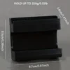 1pc-Space-Saving  Wall-Mounted Phone Charging Holder - No-Dril  Adhesive Bedside Organizer For Phones & Remote Controls 5