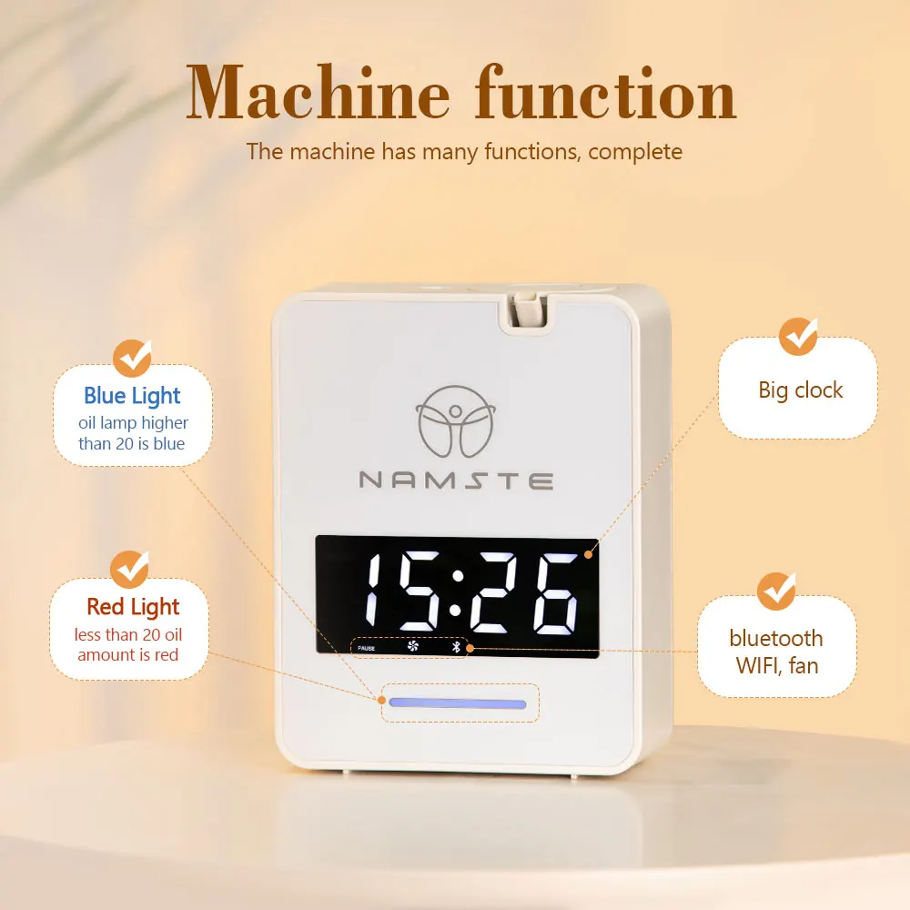 ناشر رائحة عطر منزلي من نامستي 300 مل مصباح زيت ذك...