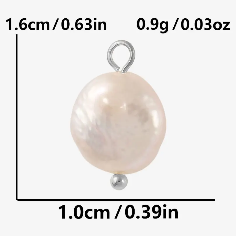 Silver Shell Pearl Charm Set - Elegant Jewelry Making Supplies for Beach-Inspired Creations