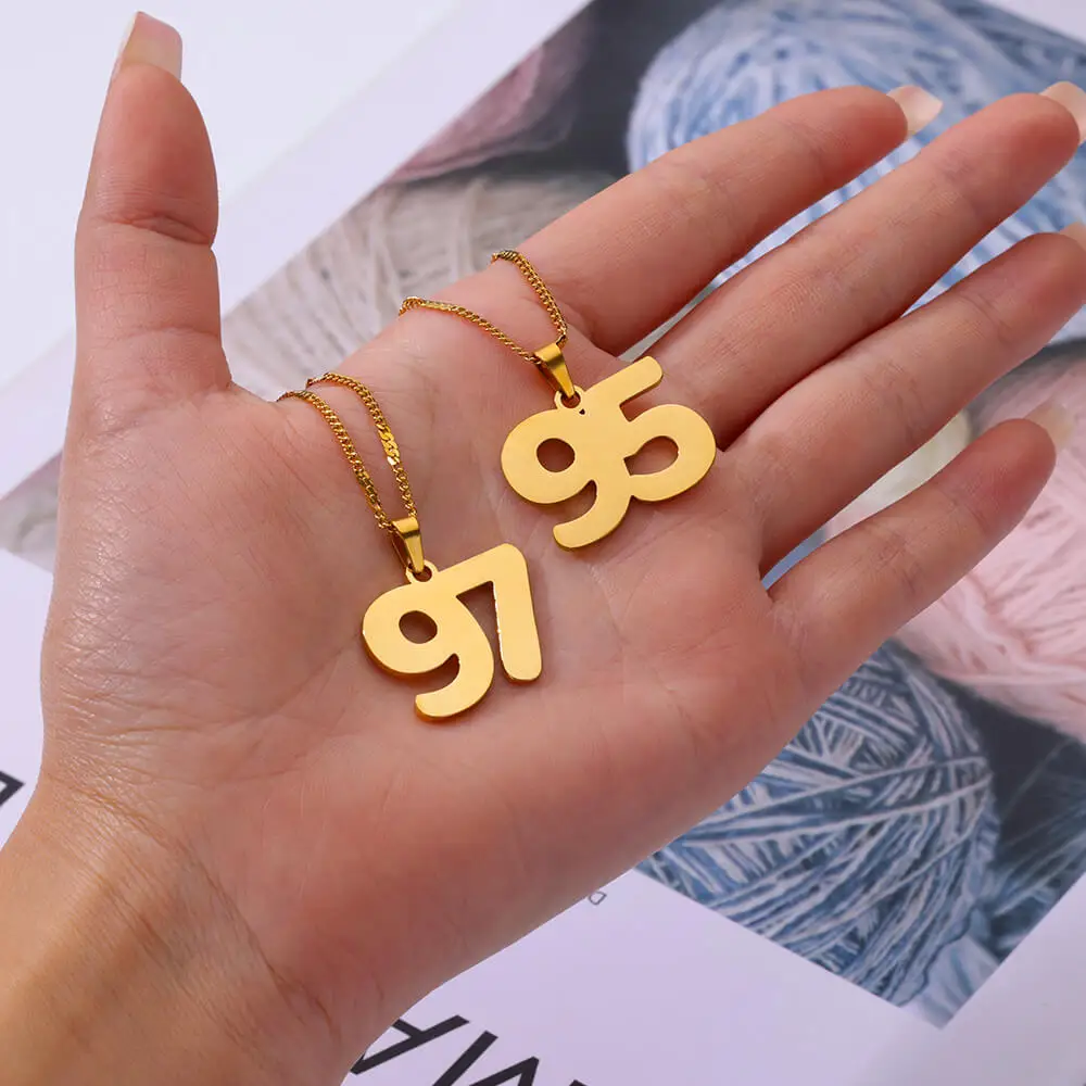 Necklaces For Women Gold Color Stainless Steel