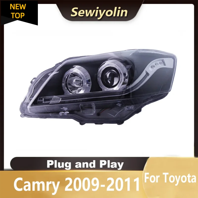 

Car LED Headlight Auto For Toyota Camry 2009-2011 Head lamp Reverse Brake Fog Front lights DRL Plug and Play IP67 2pcs/Set