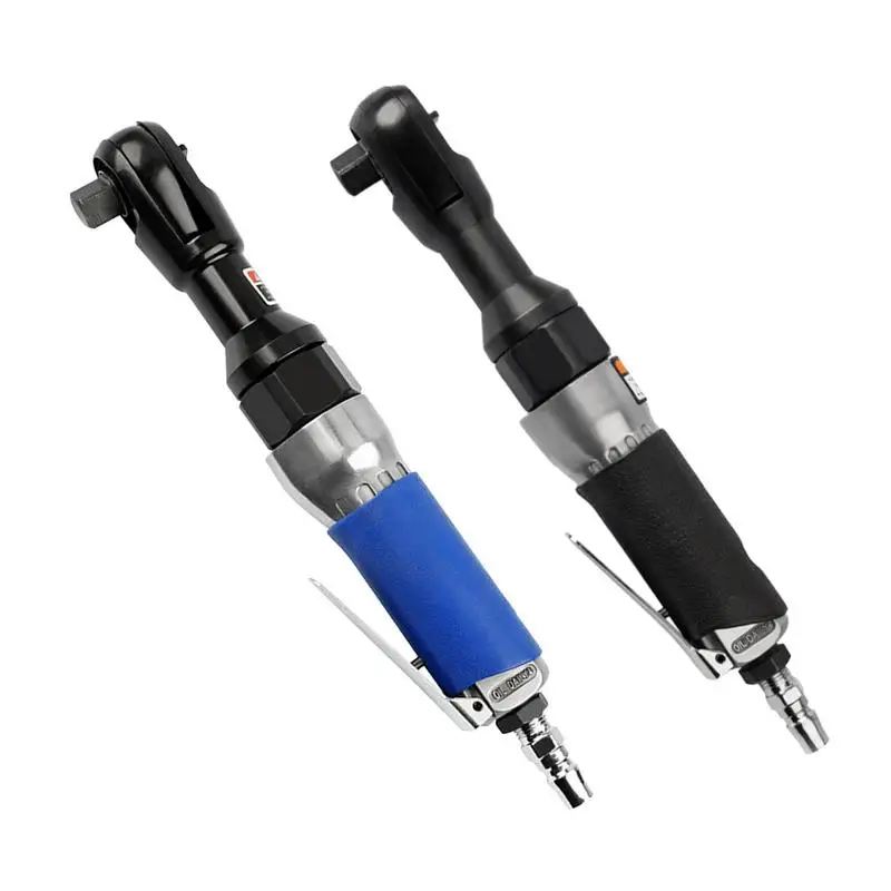 

Air Ratchet Wrench Impact Pneumatic Tool With Right Angle Design 90 Degree Adjustable Comfort Grip For Outdoor Work Home