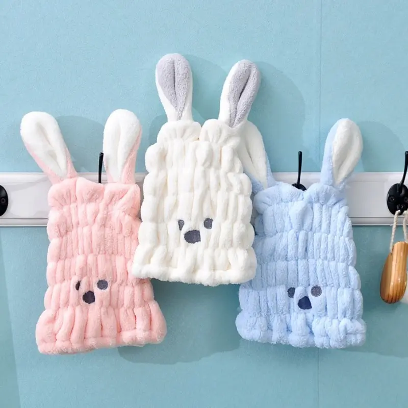 Coral Fleece Hair Towel Quick Dry For Girls