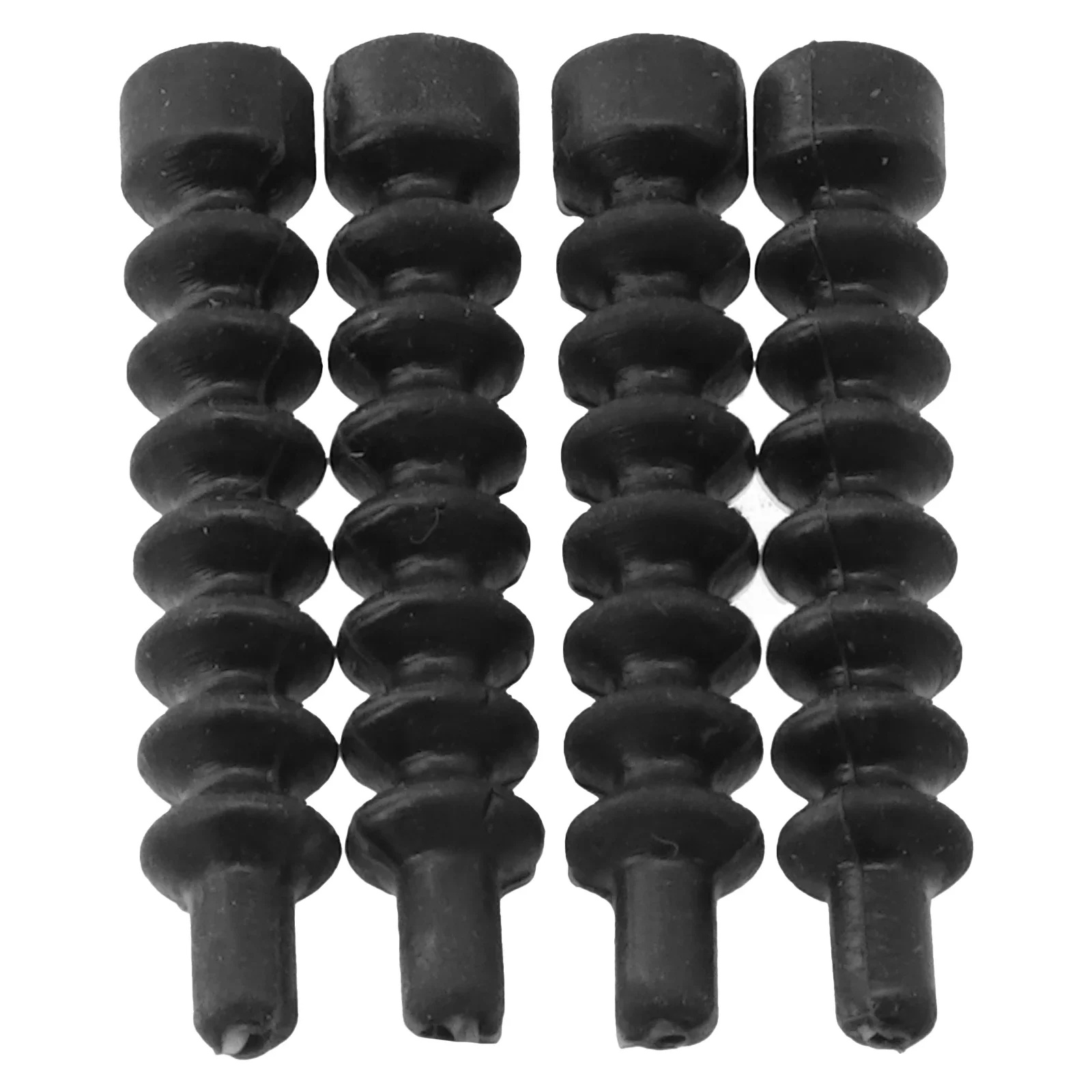 4pcs Rubber Gaiter For Bicycle V-Brake Cable Noodle Boot Dust Cover Disc Brake Dust Covers Waterproof Brake Line Tube Protector
