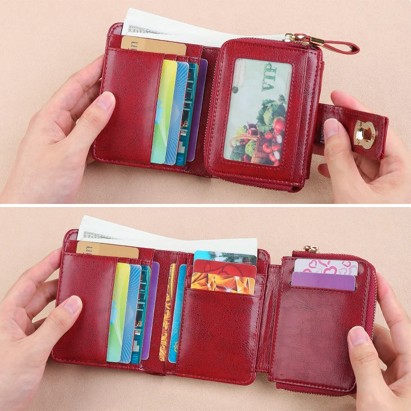 Spacious Card Slot Wallet with Coin and Key Holder - Ideal Birthday or Valentine's Gift