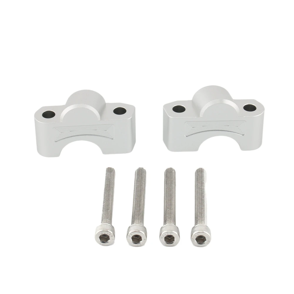 Motorcycle Handlebar Handle Bar Clamp Raised Extend Mount Riser Raiser ...