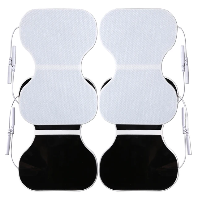 Replacement Electrode Pads for TENS Unit 2mm Plug Muscle Stimulator Stickers for Acupuncture Treatment Waist & Back Massager 6