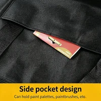 TACHIART Art Drawing Bag - Painting Tools, Drawing Board Storage Bag, Waterproof Canvas, Single-Shoulder Backpack 3