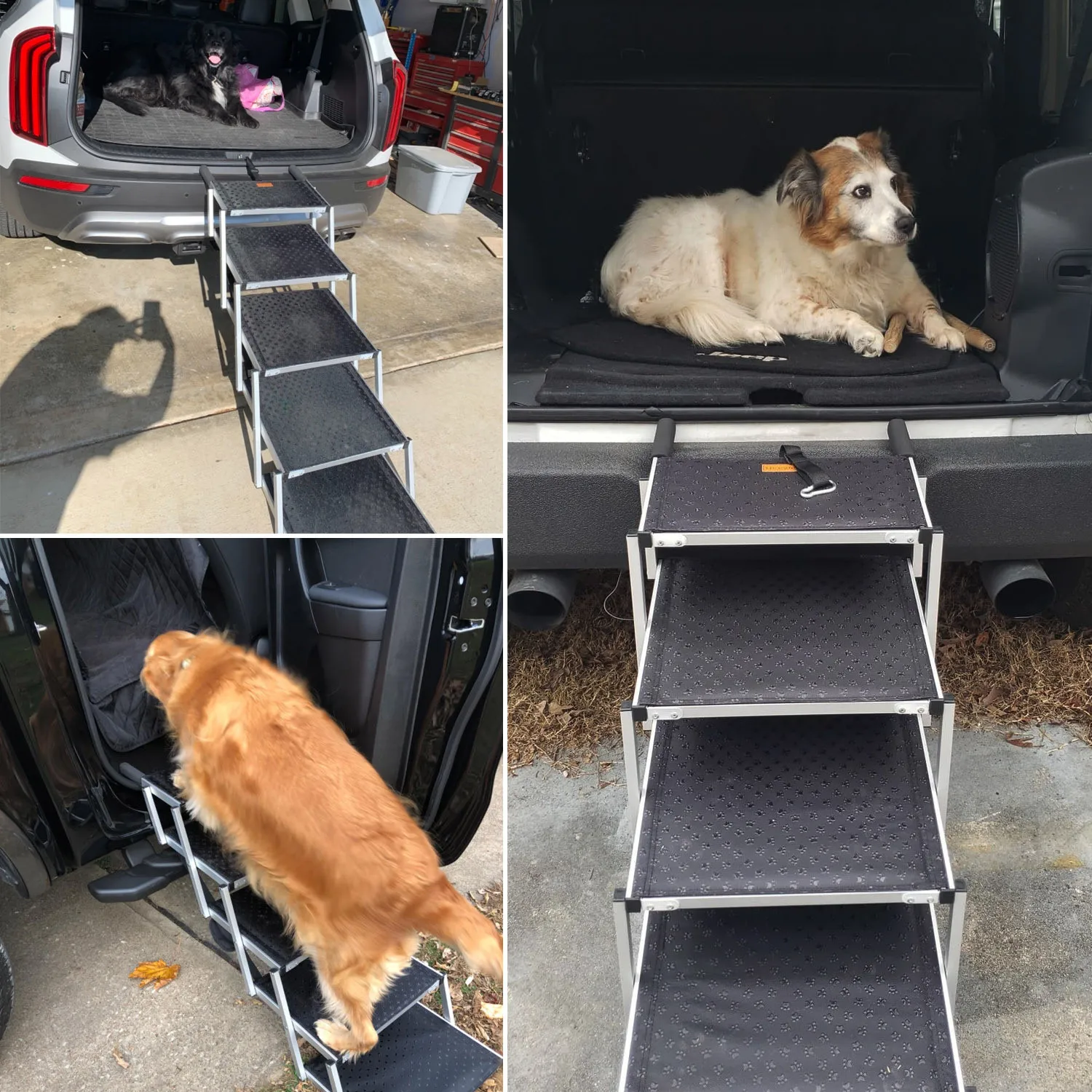 CAWAYI – marche de voiture pour chien, escalier pour animaux de compagnie,  rampe pour chien, légère et pliante, escalier pour lit haut, camion,  voitures, SUV - AliExpress