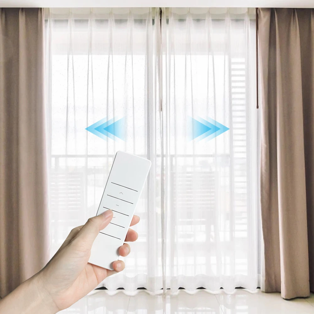 WiFi 커튼 모터 전동 스마트 커튼, 알렉사 음성 제어 기능 탑재, 스마트 홈 자동 창문 커튼