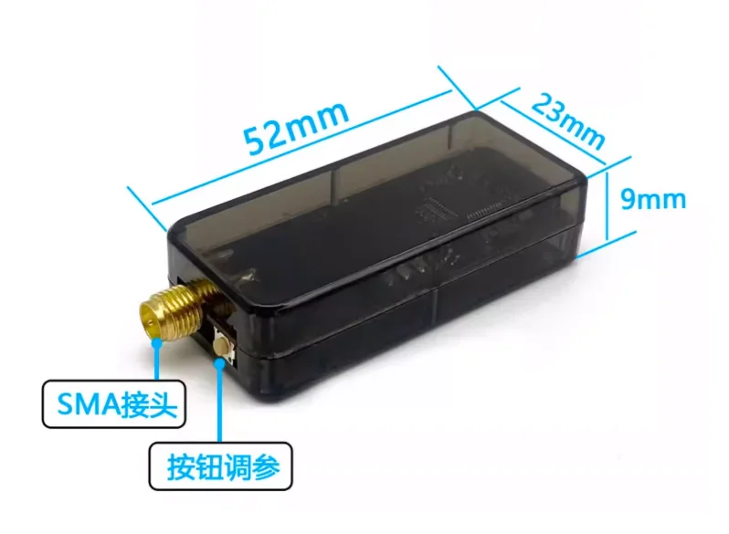 Achetez le récepteur FPV RXC 5.8G 48CH avec sortie UVC pour smartphone et PC, vue de face