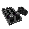 Black USB 12keys