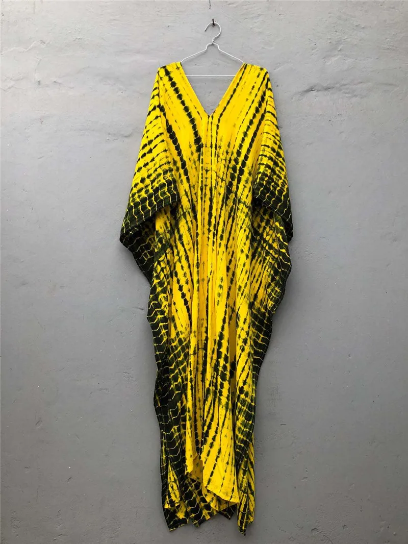 Fashion Casual Striped Print Long Dresses Women Bohemian V-neck Bat Sleeve Loose Slit Beach Dress Summer New Beachwear Vestidos 128 Fashion Casual Striped Print Long Dresses Women Bohemian V-neck Bat Sleeve Loose Slit Beach Dress Summer New Beachwear Vestidos