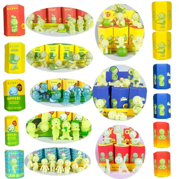 Blind Box Luminous Lie Down Multi Serie - Modellino Bambola Trendy e Carino per Auto e Decorazione Desktop - Regali a Sorpresa Misteriosi
