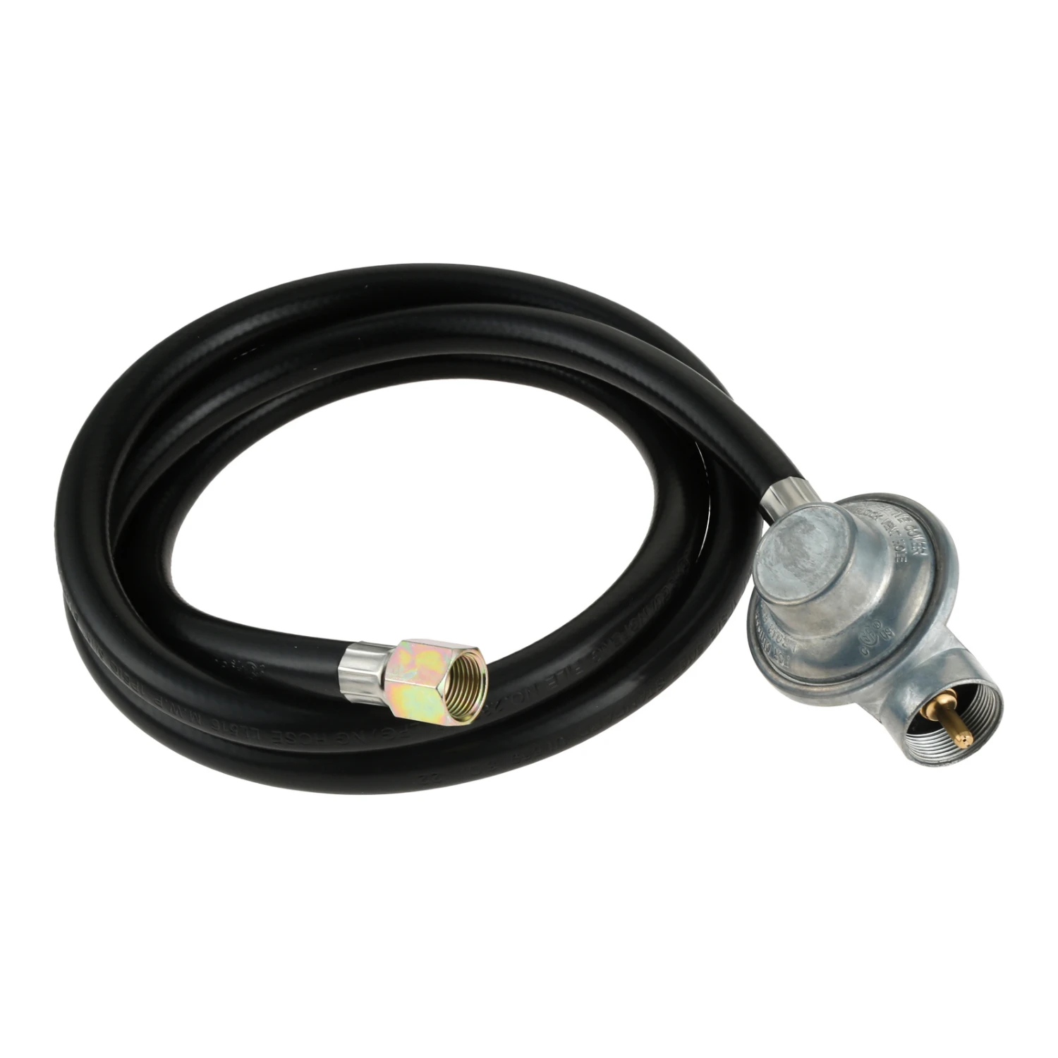 1LB Low Pressure Propane Regulator with 5FT Extension Hose,3/8" Female Flare Nut for Outdoor Camper Gas Grills Heaters BBQ Stove