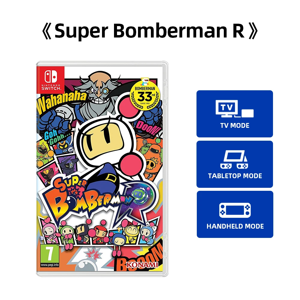 Nintendo switch ofertas do jogo-super bomberman r-stander