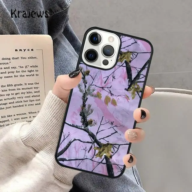 Deer Hunting Camo Soft Phone Case Cover - Premium Camouflage Design