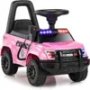 Headlights Toddler Foot-to-Floor Sliding Toy with Siren Under Seat Storage Ride On Push Police Car 1