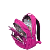 TEGAOTE 2024 Nylon A4 Large Capacity Laptop School Women Men Backpack Lightweight Travel Bag Blue Grey Black Red Purple M1604 1