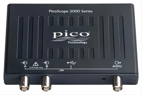 Picoscopio 2206B Pico 2206B Pc Oscilloscopio Usb, Attivazione Digitale, Picoscopio 2000, 2 Canali, 50 Mhz, 500 Msps, 32 Mpts, 7 Ns
