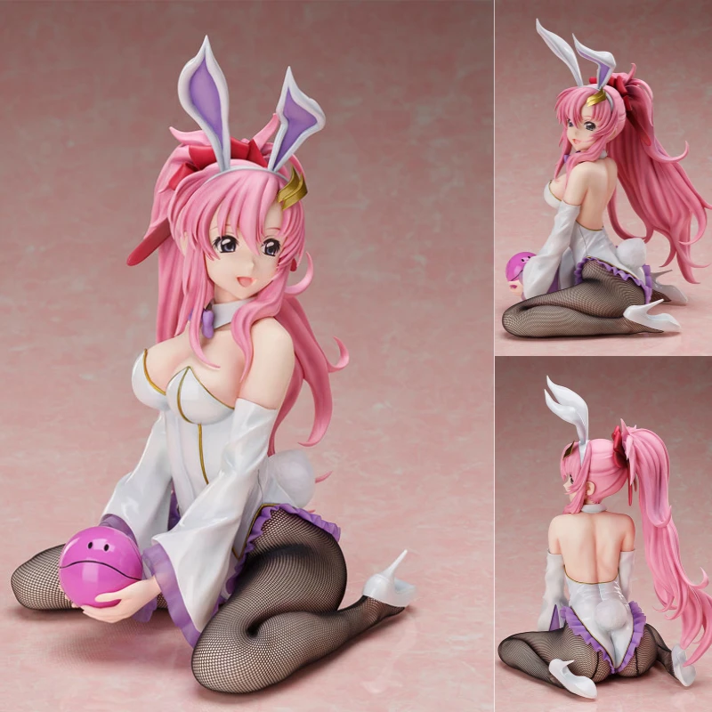 

100% Original 1/4 MegaHouse FREEing B-style Lacus Clyne Kidou Senshi Gundam SEED Bunny Girl Ver 29cm Action Model ToysGifts