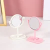 1/12 Dollhouse Mini Dressing Mirror Golden Frame Makup Mirror Model Simulation Fitting Room Furniture Supplies Ornaments 2