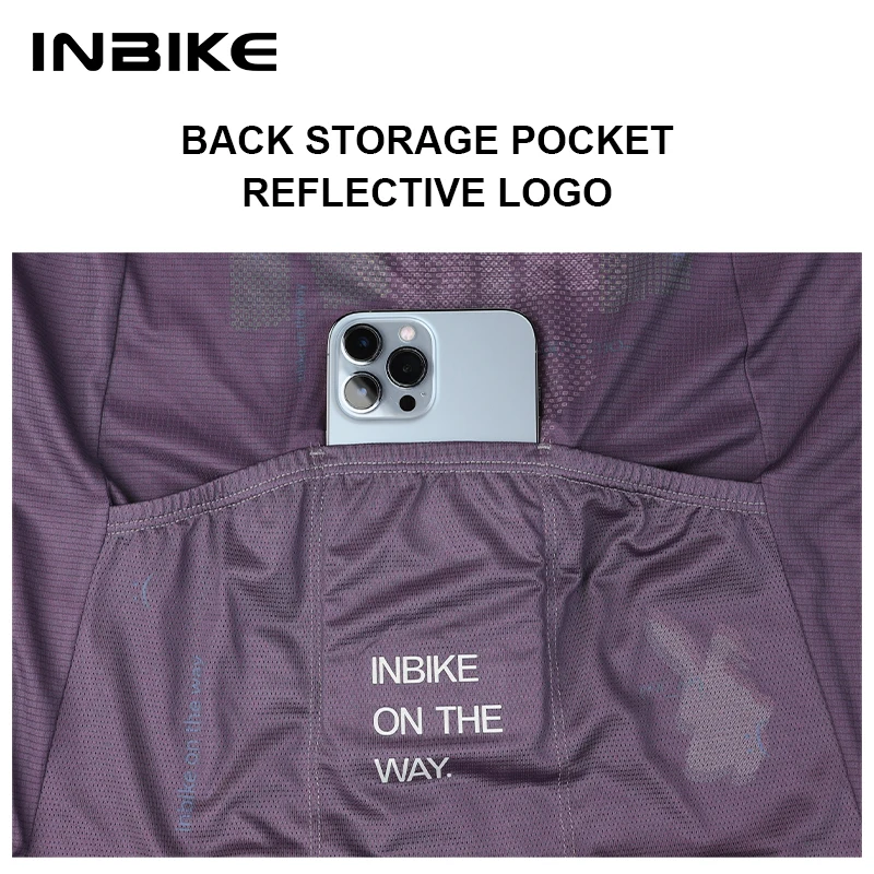 INBIKE Women's Cycling Jersey Long Sleeved Biking Clothing Bicycle Top Shirts Road Mountain MTB Jersey for Women with Pockets