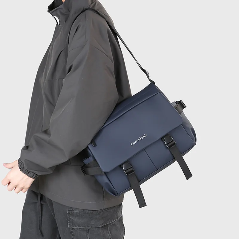 Men's New Fashionable Waterproof Crossbody Bag Outdoor Multi Pocket Shoulder Bag Casual Handbag for Men Travel Daily Use