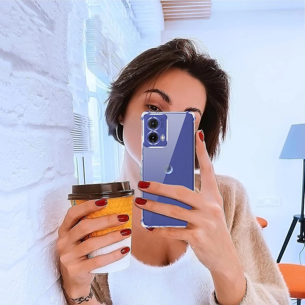 Shockproof Silicone Soft Case with Transparent Clear Shell