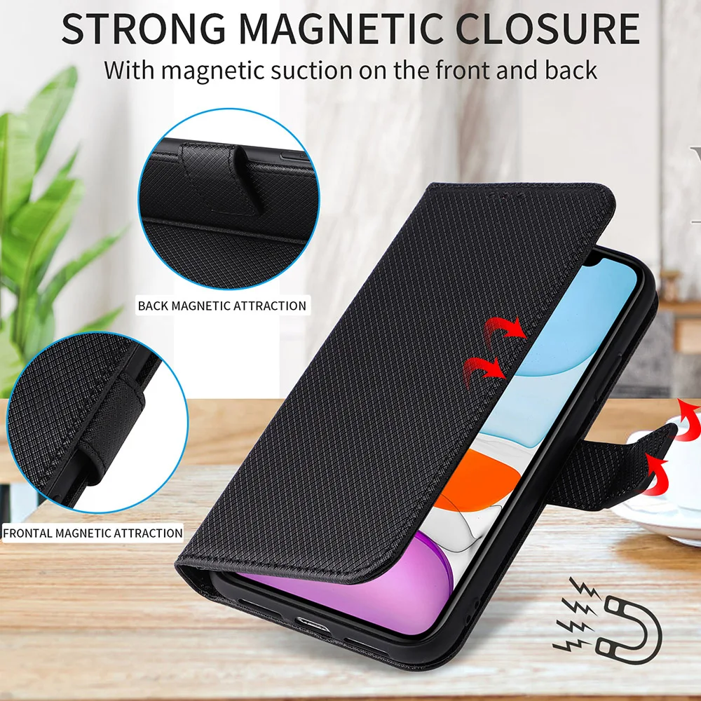 Luxury Leather Smooth Book Flip Cover for OnePlus Nord CE Series