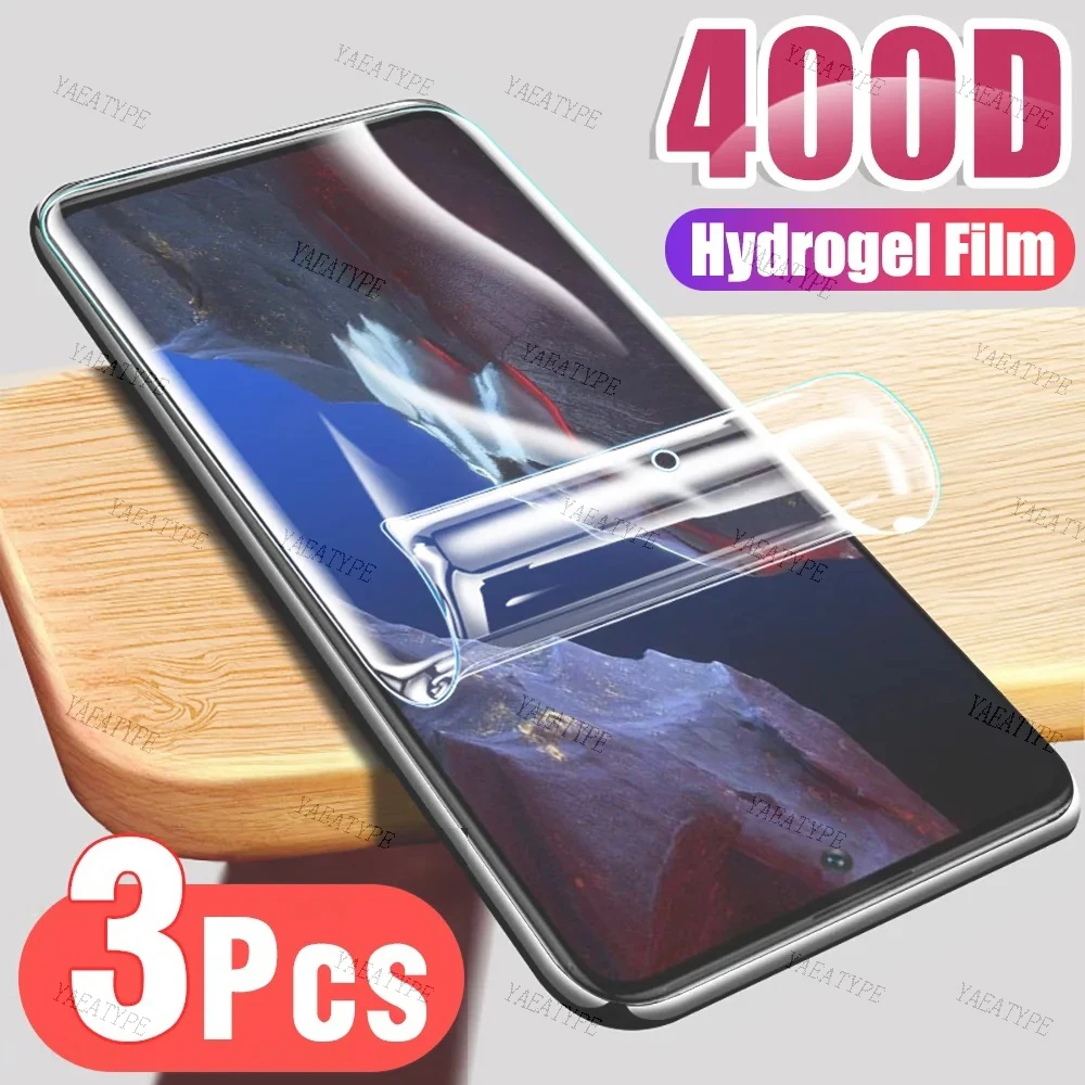 

3PCS Hydrogel Film Cover For Xiaomi Mi Pocophone Poco F5 Poko F 5 Pro F5Pro 5G 6.67" 9H Premium Screen Protector Phone Film