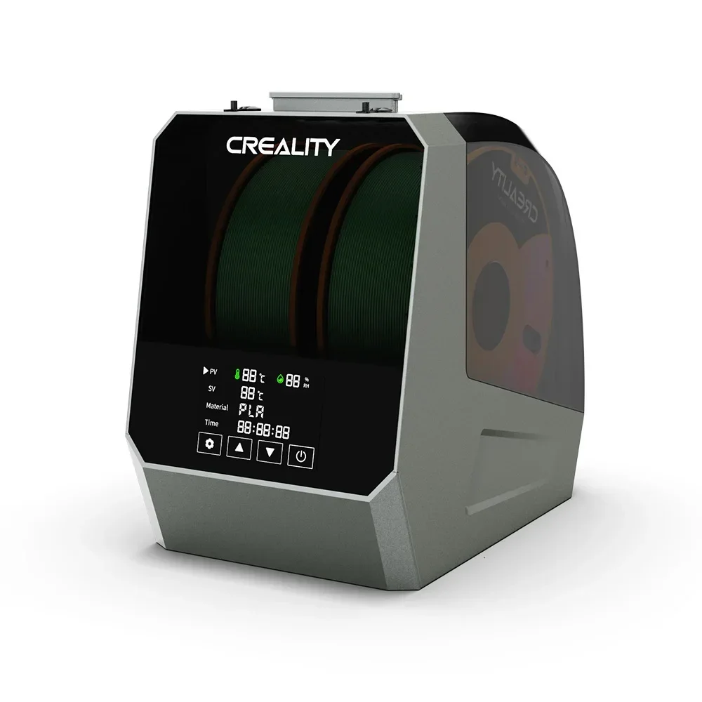 Creality Space Pi 필라멘트 건조기, 플러스 160W 업그레이드, 2 롤 용량, 이중 건조, 2kg 필라멘트, 2 롤 용량, 신제품