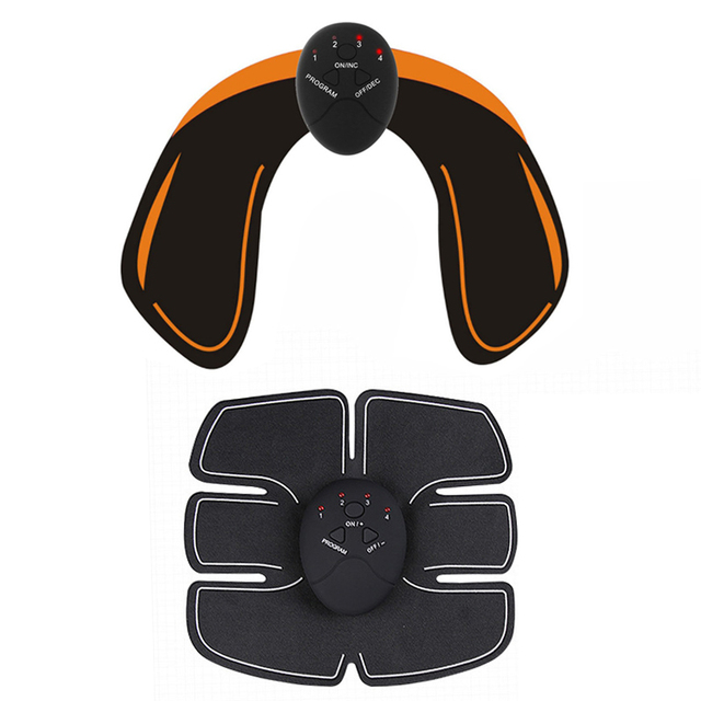 Hip Muscle Stimulator Fitness Lifting Buttock Abdominal Arms Legs Trainer Weight Loss Body Slimming Massage With Gel Pads