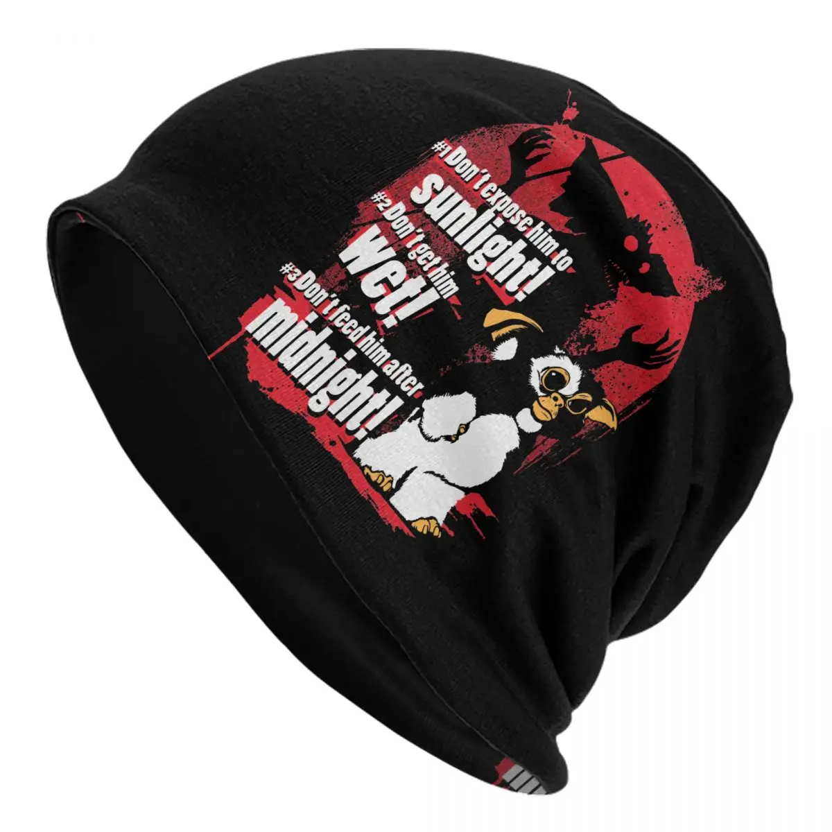 

Gremlin Gizmo Bonnet Hats Hip Hop Outdoor Monster 80s Horror Christmas Movie Skullies Beanies Hat Warm Multifunction Caps