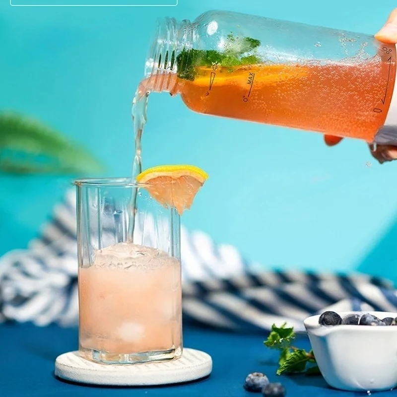 500ML 휴대용 소다 메이커 - 가정 및 상업용 탄산수 제조기, 다기능 음료 카보네이터