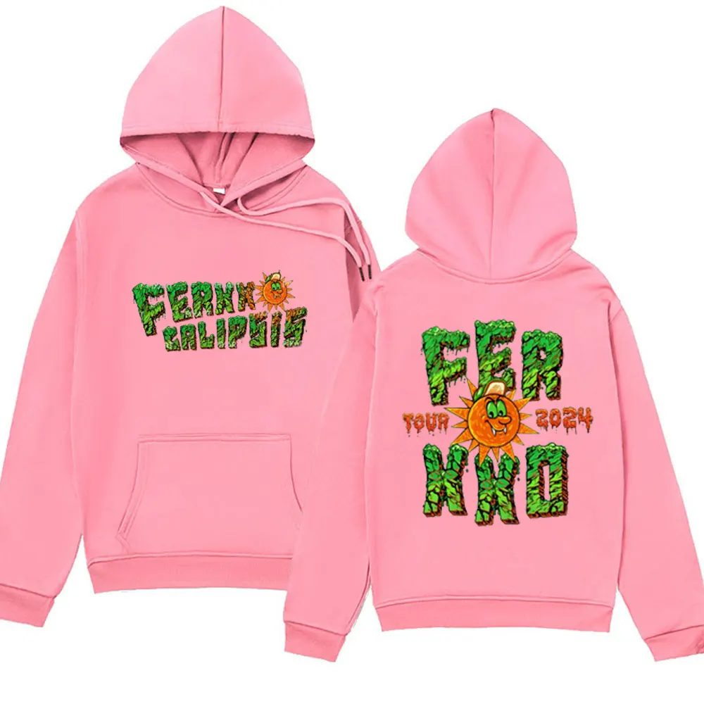 Rap Feid Ferxxo Ferxxocalipsis Tour 2024 Hoodie Men Women Winter Long Sleeve Fleece Sweatshirt Oversized Hip Hop Hoodies Male