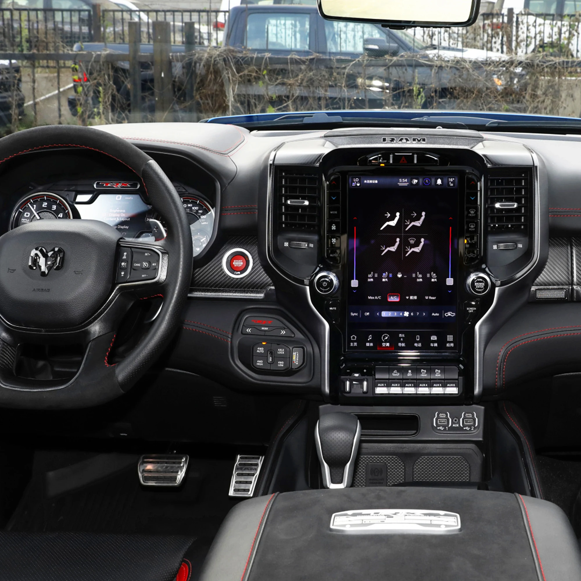 thumbnail image 2 of Reproductor de coche para Dodge Durango Ram Challenger Journey Rebel Navegación Gps Radio estéreo Android, 2 of 5