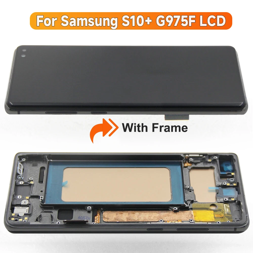 Ｚ 6.4  S10 ÷ LCD ÷ ġ ũ Ÿ  ü, ׽Ʈ Ϸ S10 + G975F G975U G975W G975