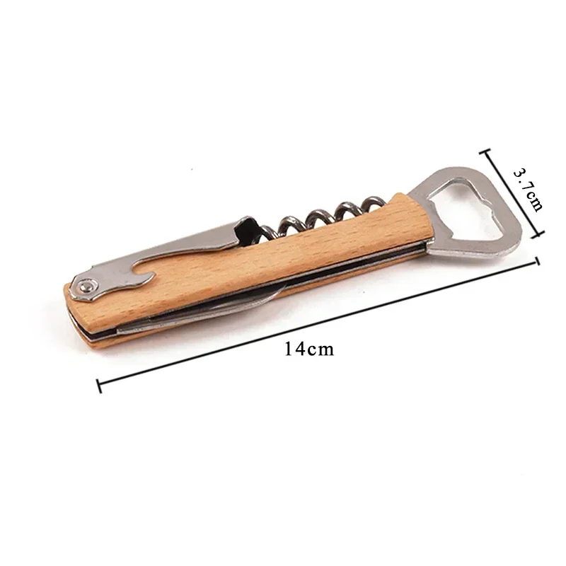 10pcs 무료 새겨진 나무 와인 코르크 따개 병따개 다기능 맞춤형 신랑 들러리 신부 들러리 웨딩 파티 선물 오프너