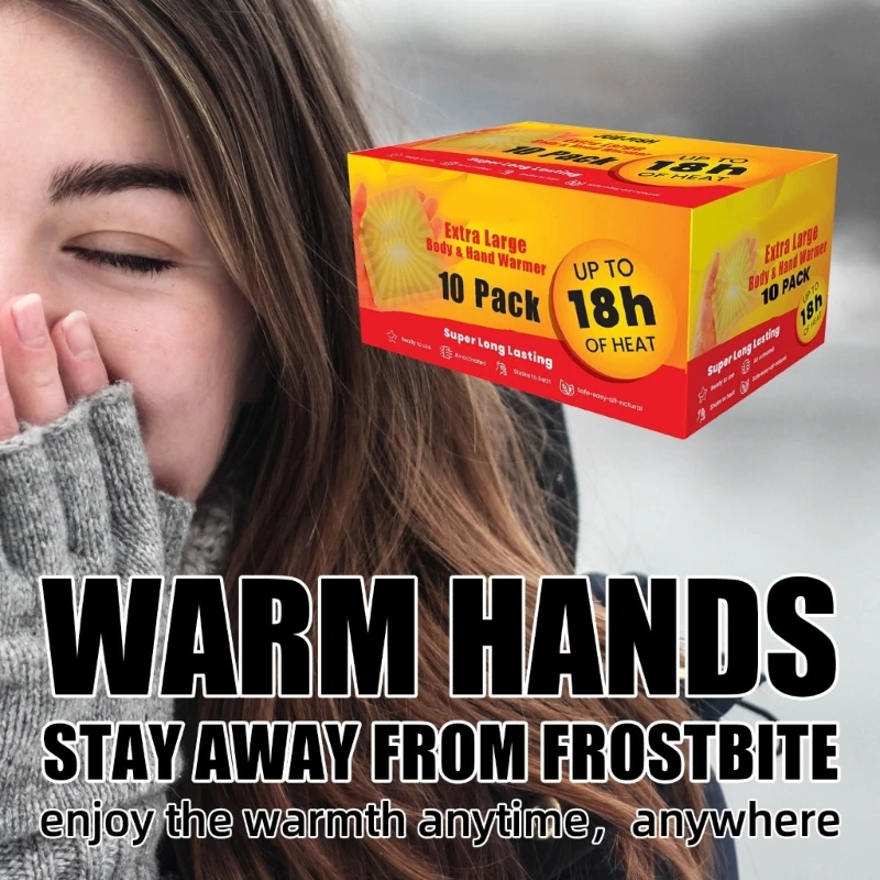 Heated Pads Portable Heating Pad Body Warmer Hand Foot Warmth Stickers Safe Dispelling