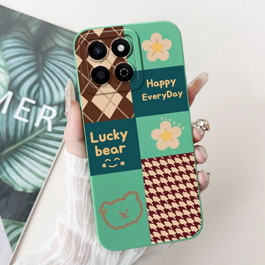 Shockproof Fashion Bowknot Marble Soft Liquid Silicone Case