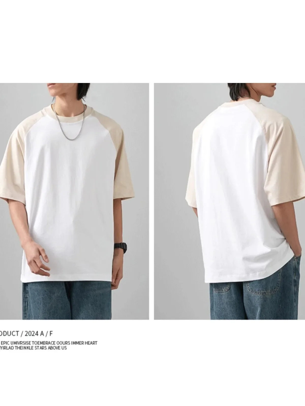 Brand Cotton Tshirts Women Mens Patchwork Color Short Sleeve White Black Basic Tees Top Woman Summer Y2K T-shirt Fashion Trend 4