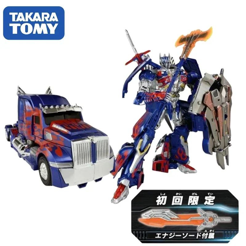  트랜스포머 영화 5 TLK-15 L Optimus Prime  실행 가능한 변형 장난감 로봇 컬렉션 취미 장난감