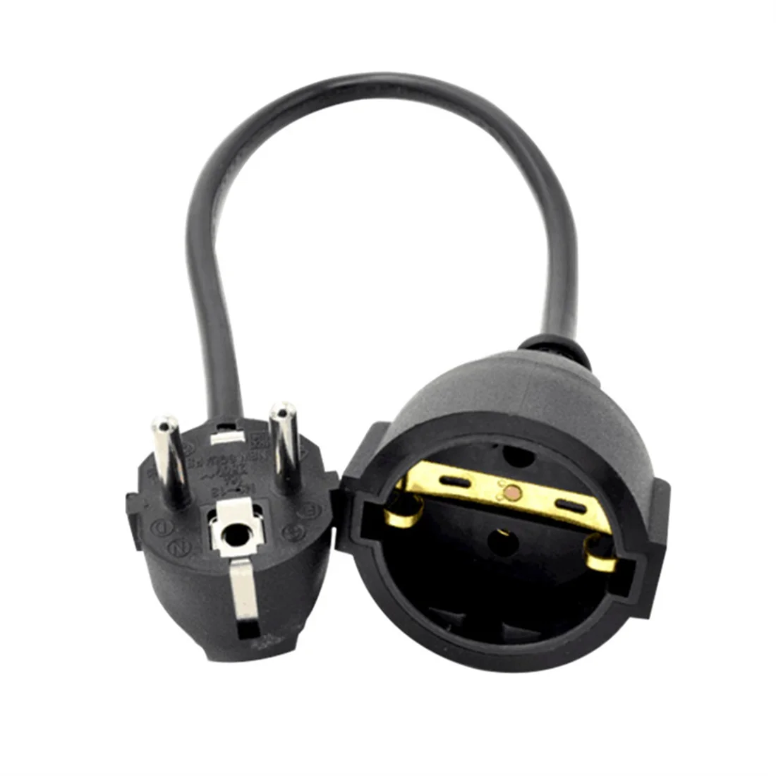JORINDO European Power Extension Cord,Germany Male to Female Power Extension Cord Cable,for PC Computer PDU UPS 0.5M/1.64FT