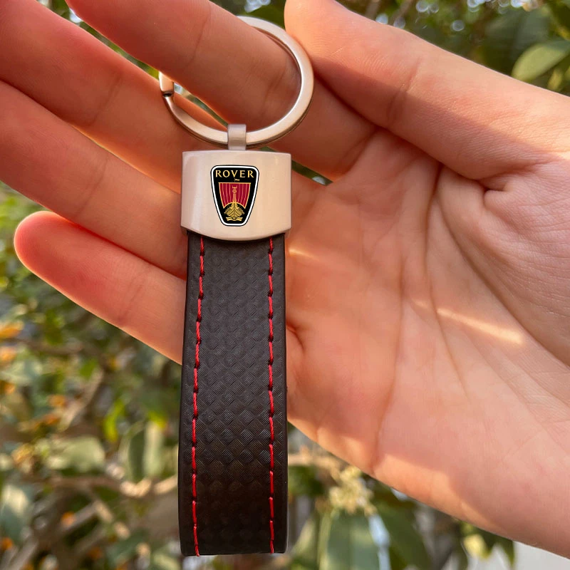 PU Leather Car Keychain Chain Key Rings Car Accessories For Rover 75 45 25 200 400 mars Tourer TF Metro P5 anti lost keychain,car key chain