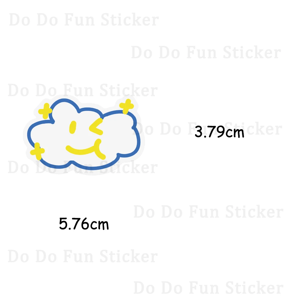 60PCS Cute Cartoon Colorful Small Items PET Sticker Waterproof Oil proof Transparent Ins Style DIY Scrapbook Water Cup Laptop — view 2