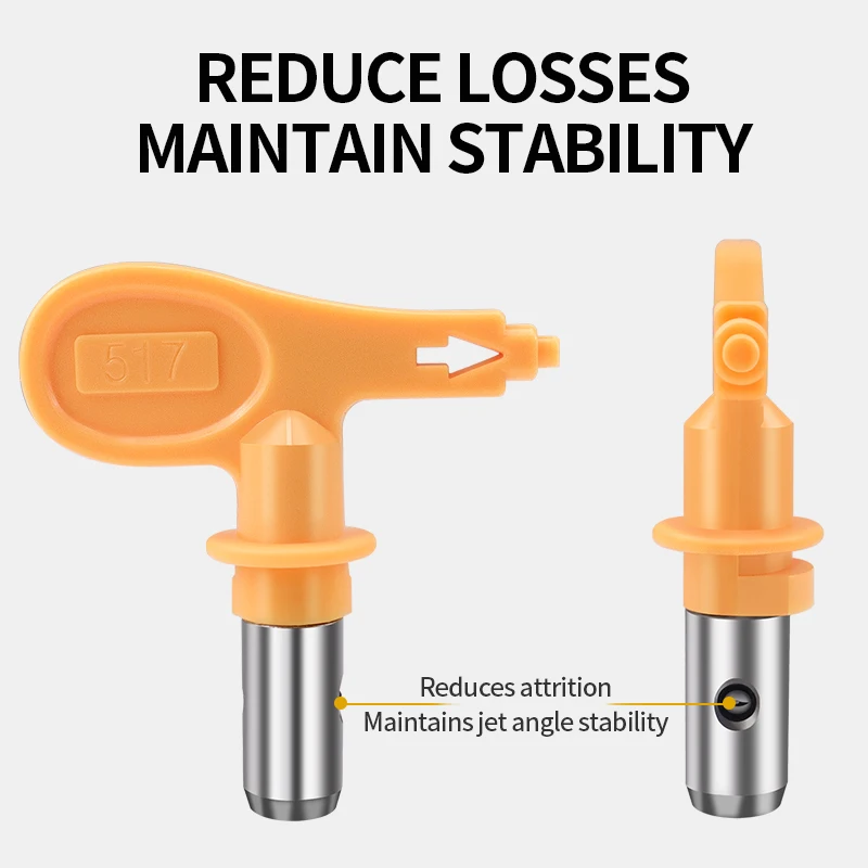 Bezpowietrzna dysza końcówka do rozpylacza 517 317 417 529 z pistoletem dysza filtra końcówką aerografu do bezpowietrzny pistolet natryskowy na farbę tytana wagnera