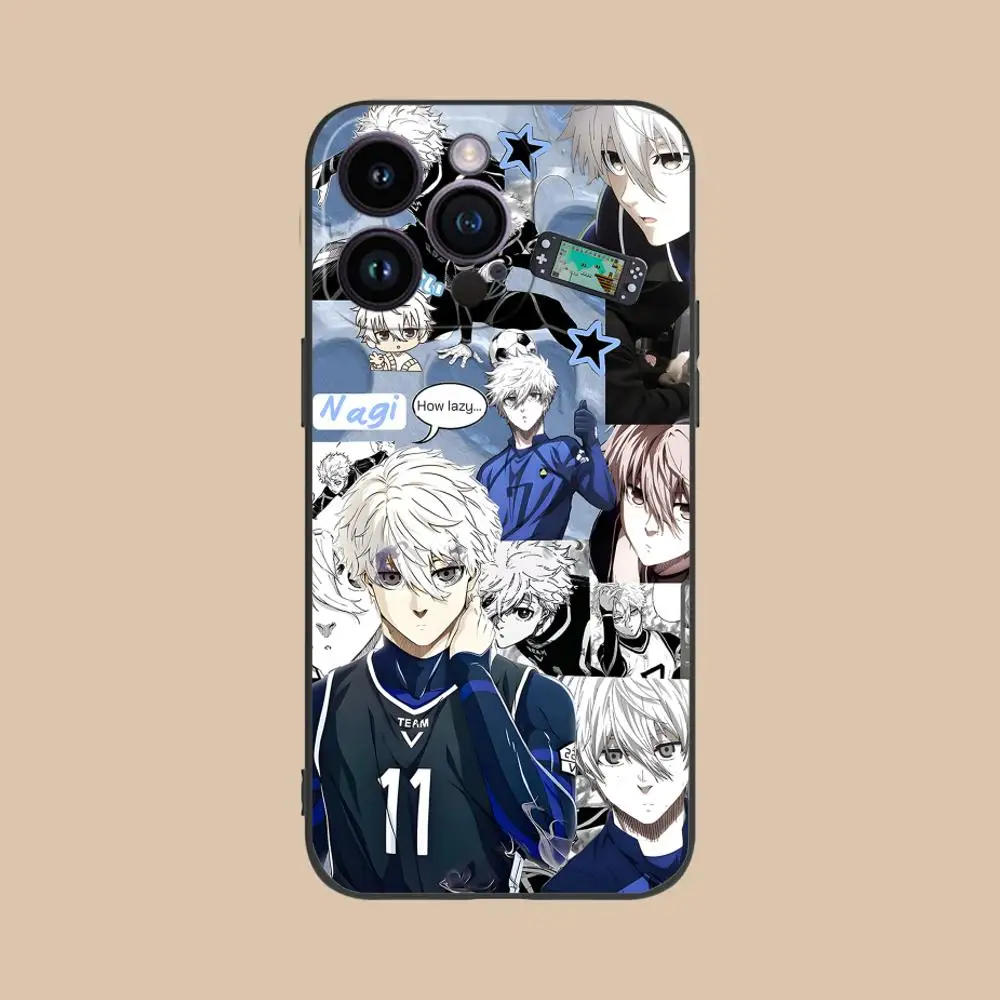 Vibrant Blue Lock Nagi Seishiro Phone Case - Colorful & Stylish Protective Cover