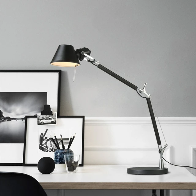 adjustable floor lamp minimalist italian design lamp Bedside lamps silver  standing Decorative office lamp - AliExpress